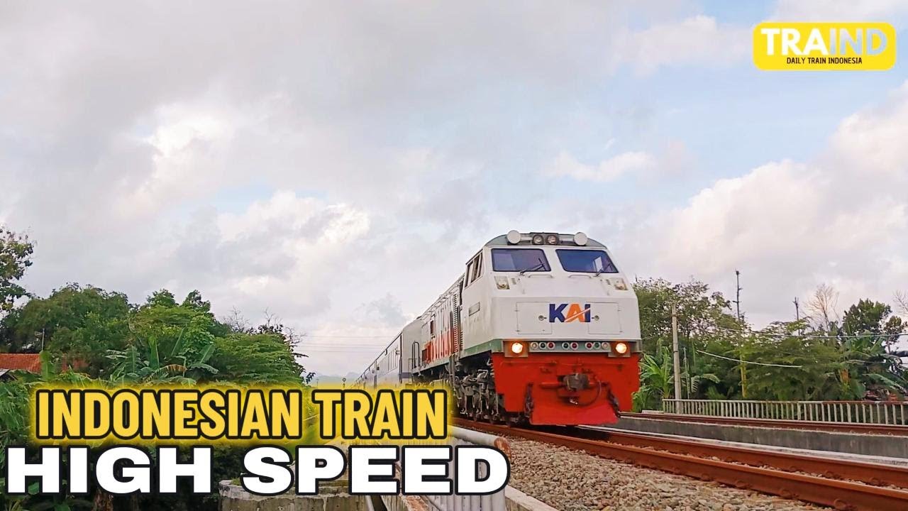 SHORT VIDEO OF FAST INDONESIAN TRAINS