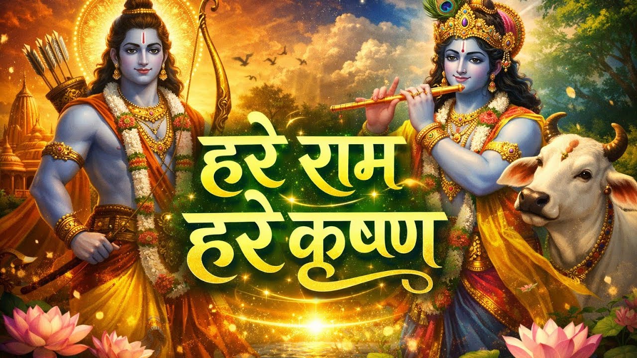New bhakti song 2026।Hare ram Hare krishna। हरे राम हरे कृष्ण। नया हिंदी भक्ति गाना 2026