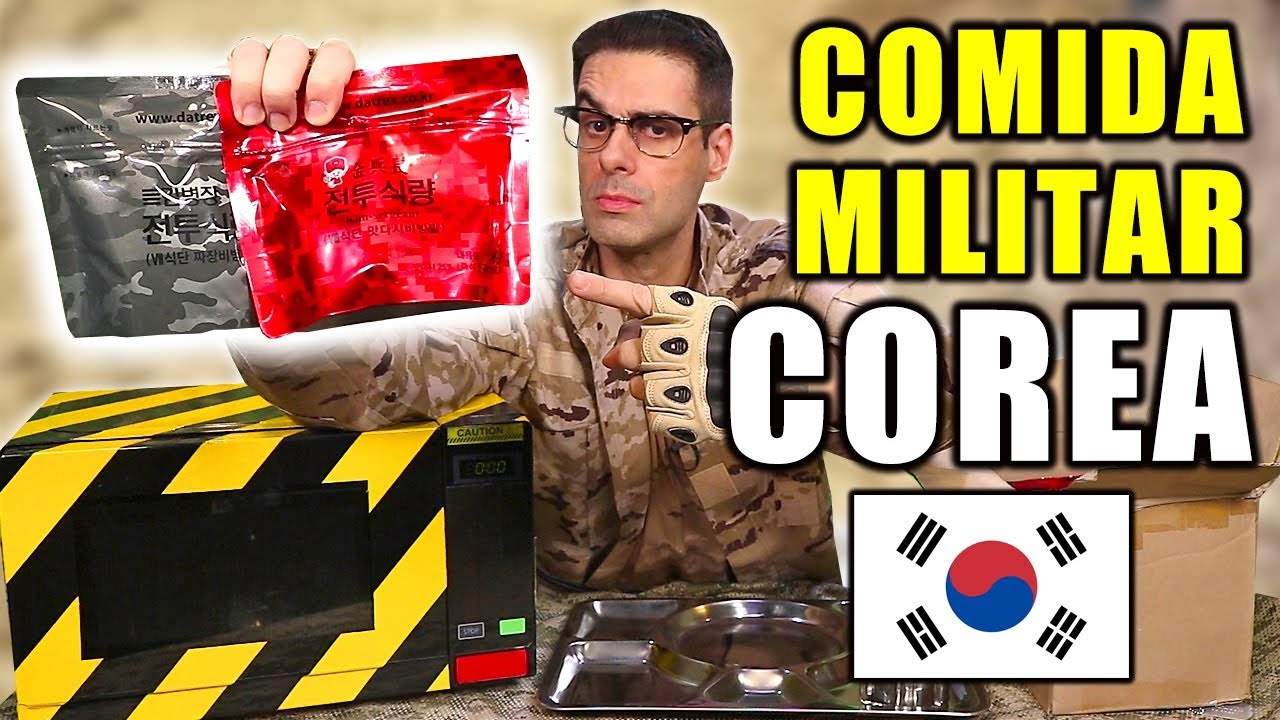 Probando Comida de Supervivencia Militar de Corea del Sur