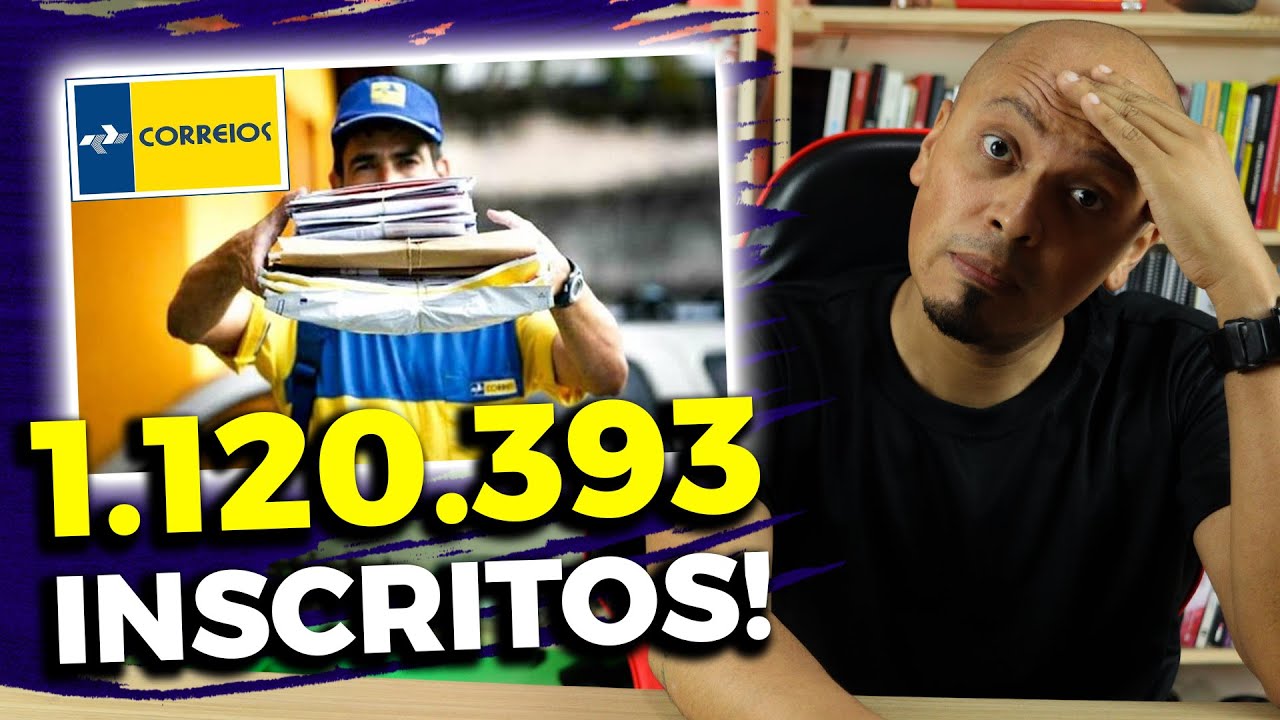 Qual o Cargo MAIS FÁCIL de ser Aprovado no Concurso CORREIOS 2024