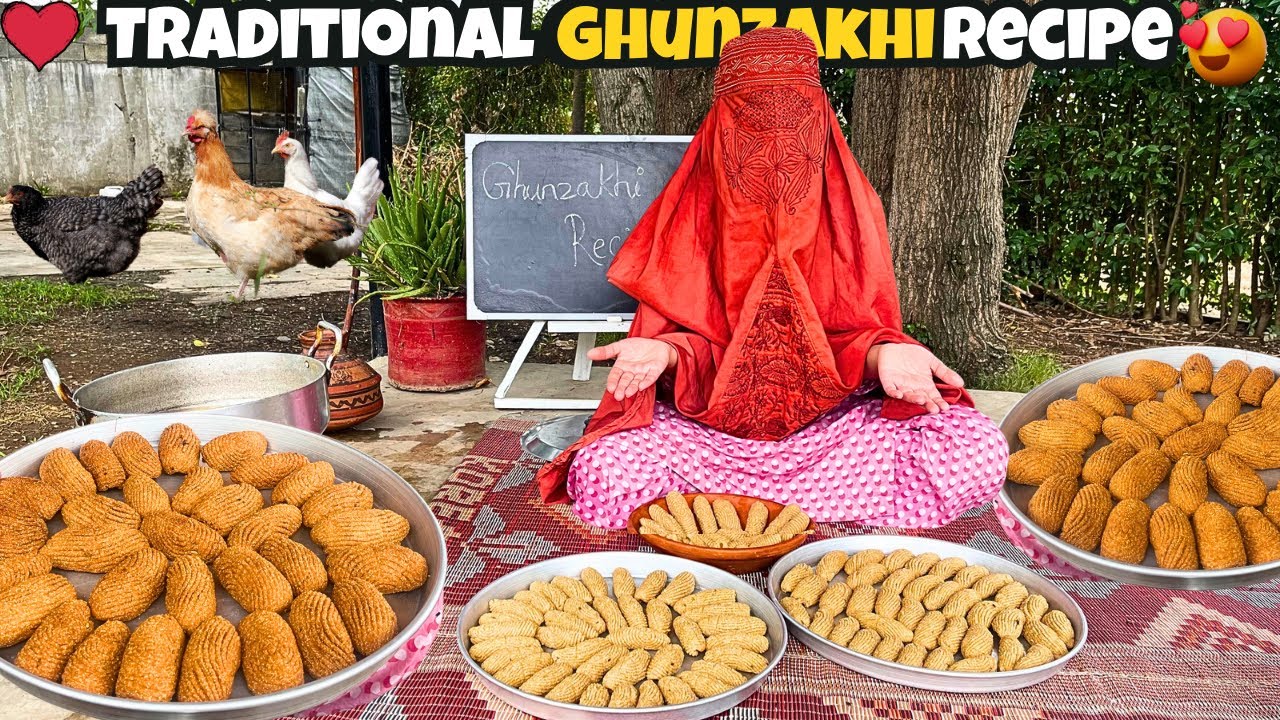 Pakhtunkhuwa Ghunzakhi Recipe || Afghan Khajoor || پشاور کے مشہور آٹے اور سوجی کے غونزاخی