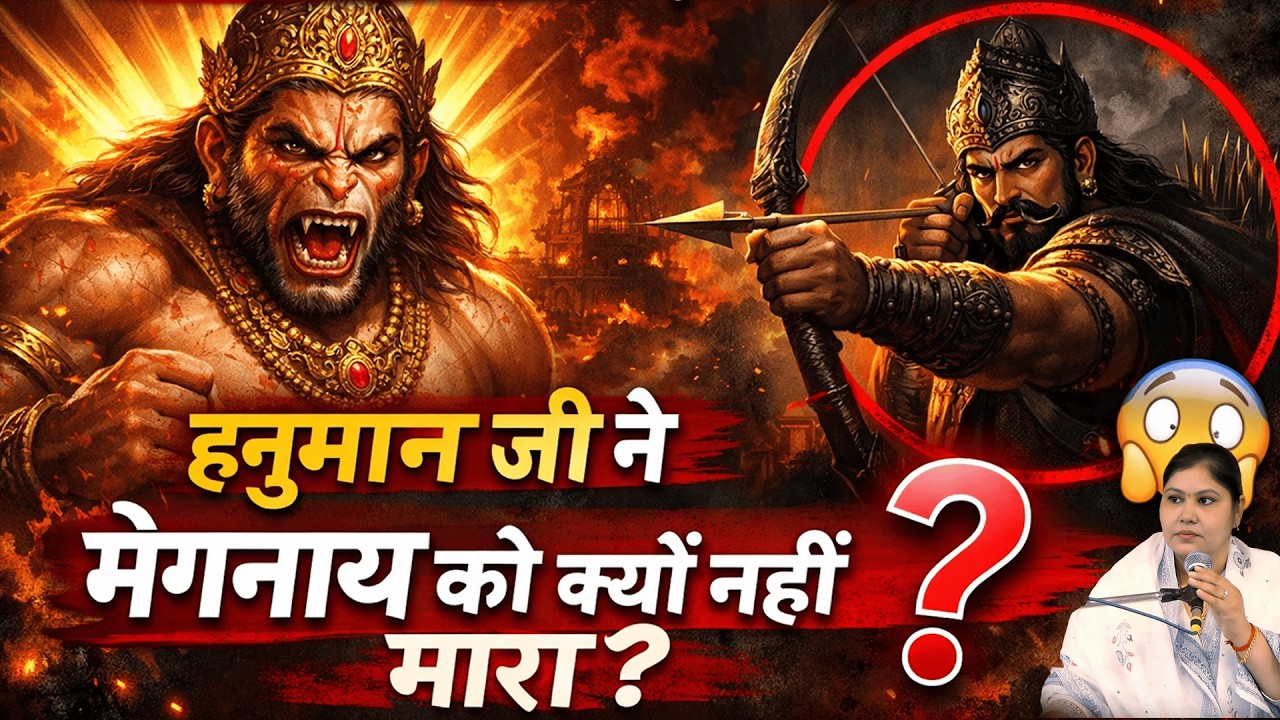 रामायण का बड़ा रहस्य: हनुमान जी ने मेघनाथ को क्यों नहीं मारा?