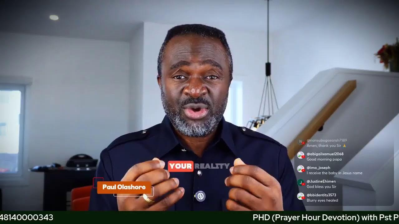 Prayer Hour Devotion Fri30thJan2026 with Paul Olashore