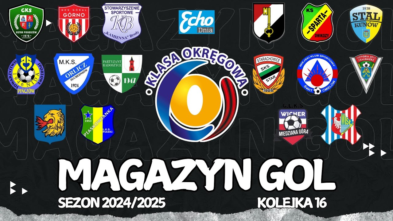 Magazyn Gol - Klasa Okręgowa | 16 kolejka | Sezon 2024/2025
