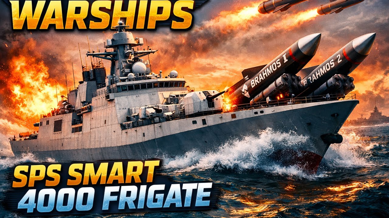 SPS Smart 4000 Frigate Gameplay | BrahMos 2 Missile Power 💥 Modern Warship Combat | Gaming Diaries