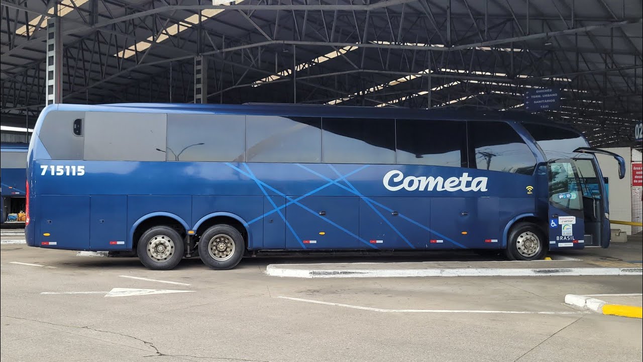 VIAÇÃO COMETA CARRO 715115 DE SÃO PAULO A PRAIA GRANDE.