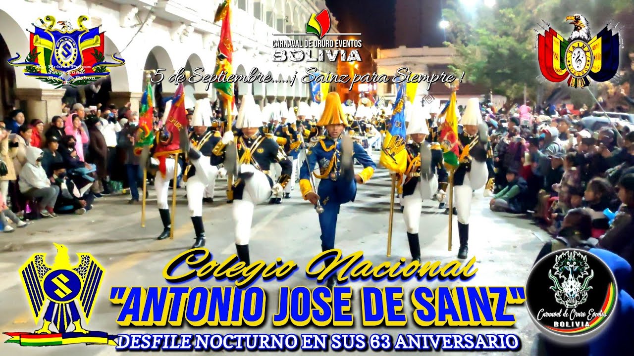 COLEGIO NACIONAL ANTONIO JOSE DE SAINZ _ DESFILE NOCTURNO CONMEMORANDO SUS 63 ANIVERSARIO 2023