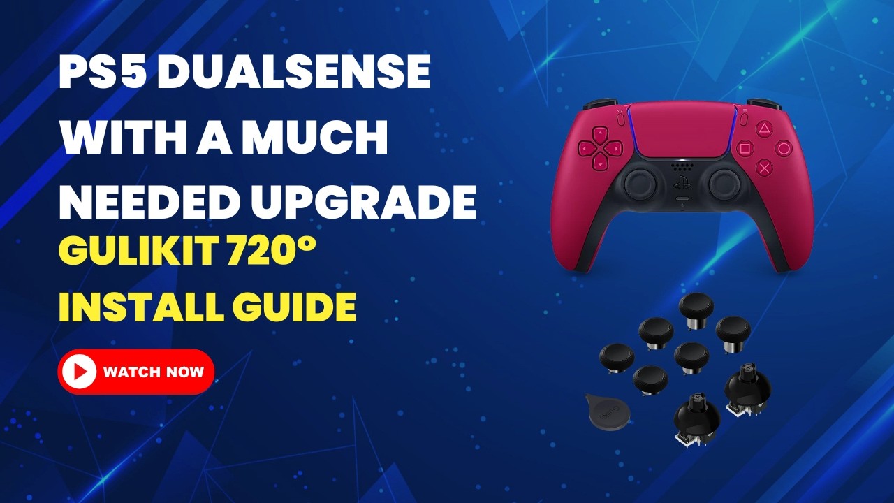 TMR Precision: Установка джойстиков Gulikit с регулируемым натяжением 720&deg; (PS5 DualSense)