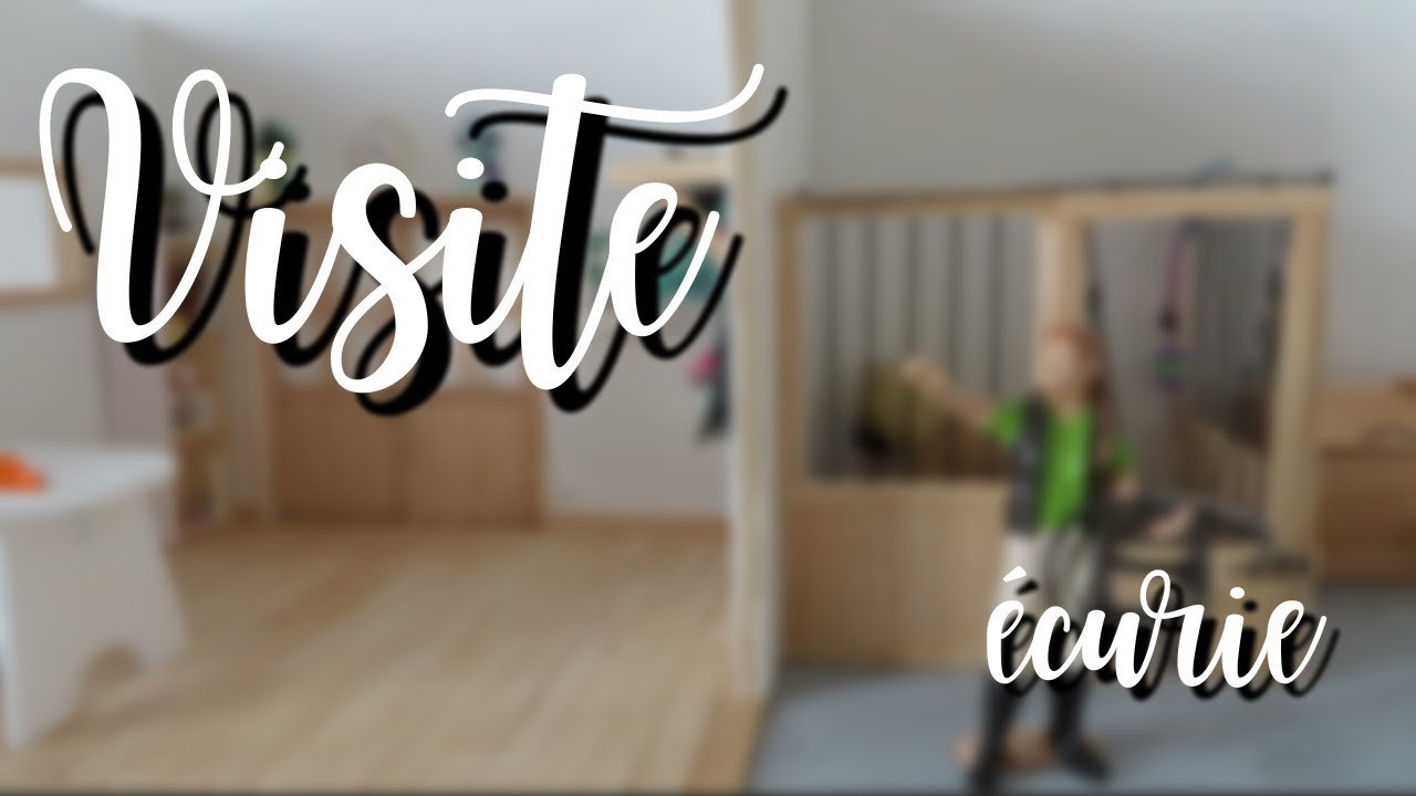 Visite de ma mini maquette écurie schleich - Barn tour