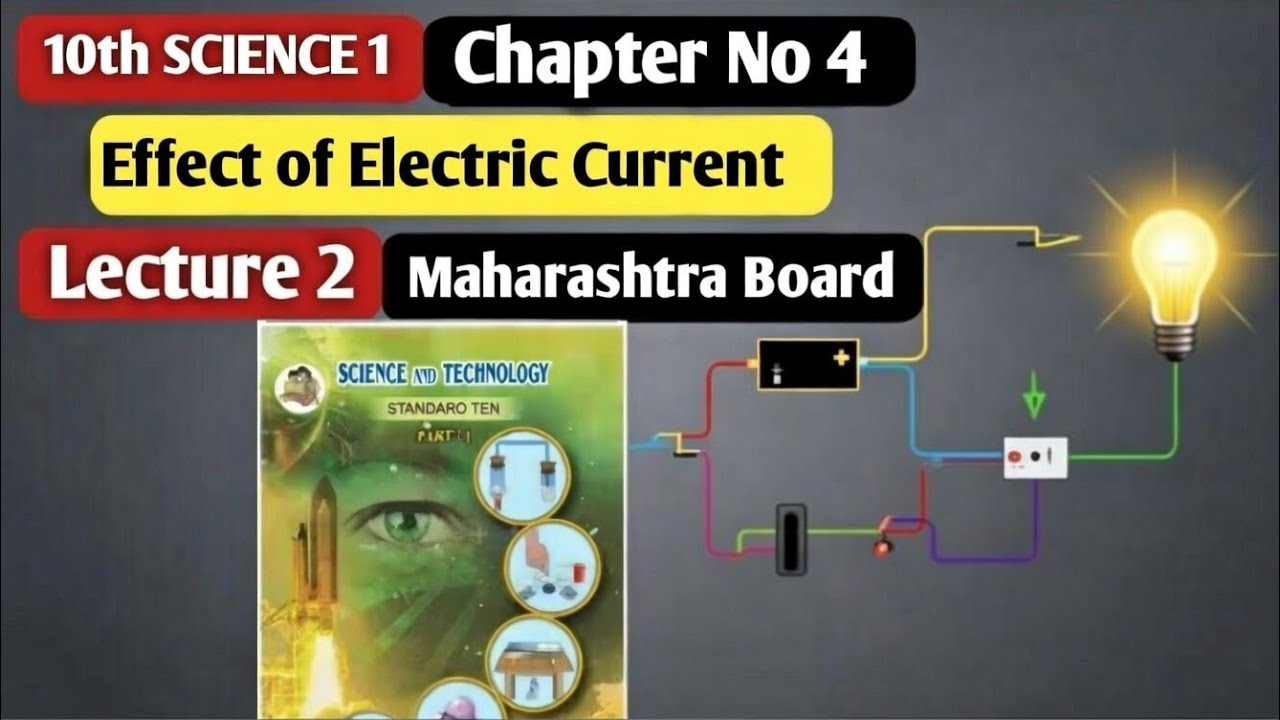 Class 10th Science 1 |Chapter 04 | Effects of Electric Current| Lecture 1 |maharashtra board | 