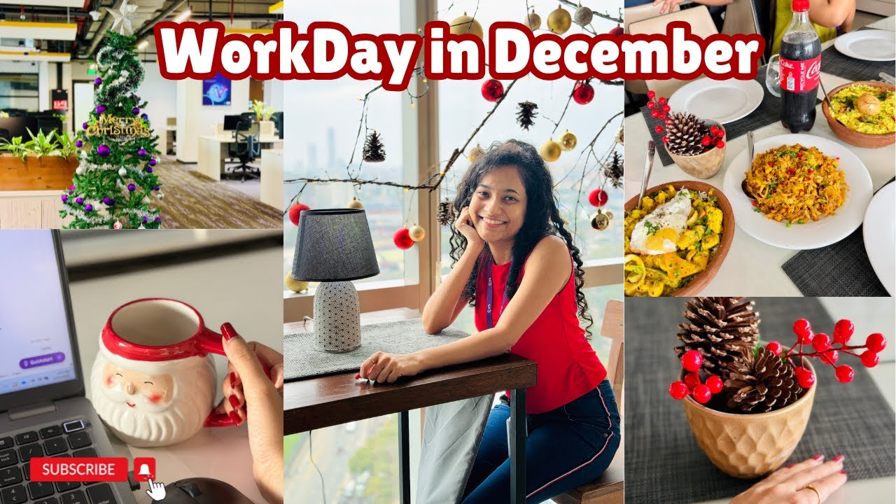 Christmas කාලෙට office එක 👩🏼‍💻🎄☃️ #trending #vlog #dayinmylife #christmas