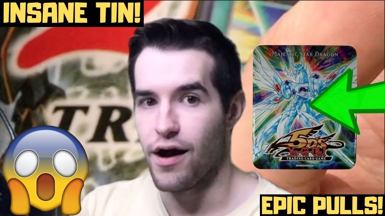 THIS TIN WAS LOADED! 2009 Majestic Star Dragon Tin! 1st Ed Stardust Overdrive Yugioh Cards Opening!