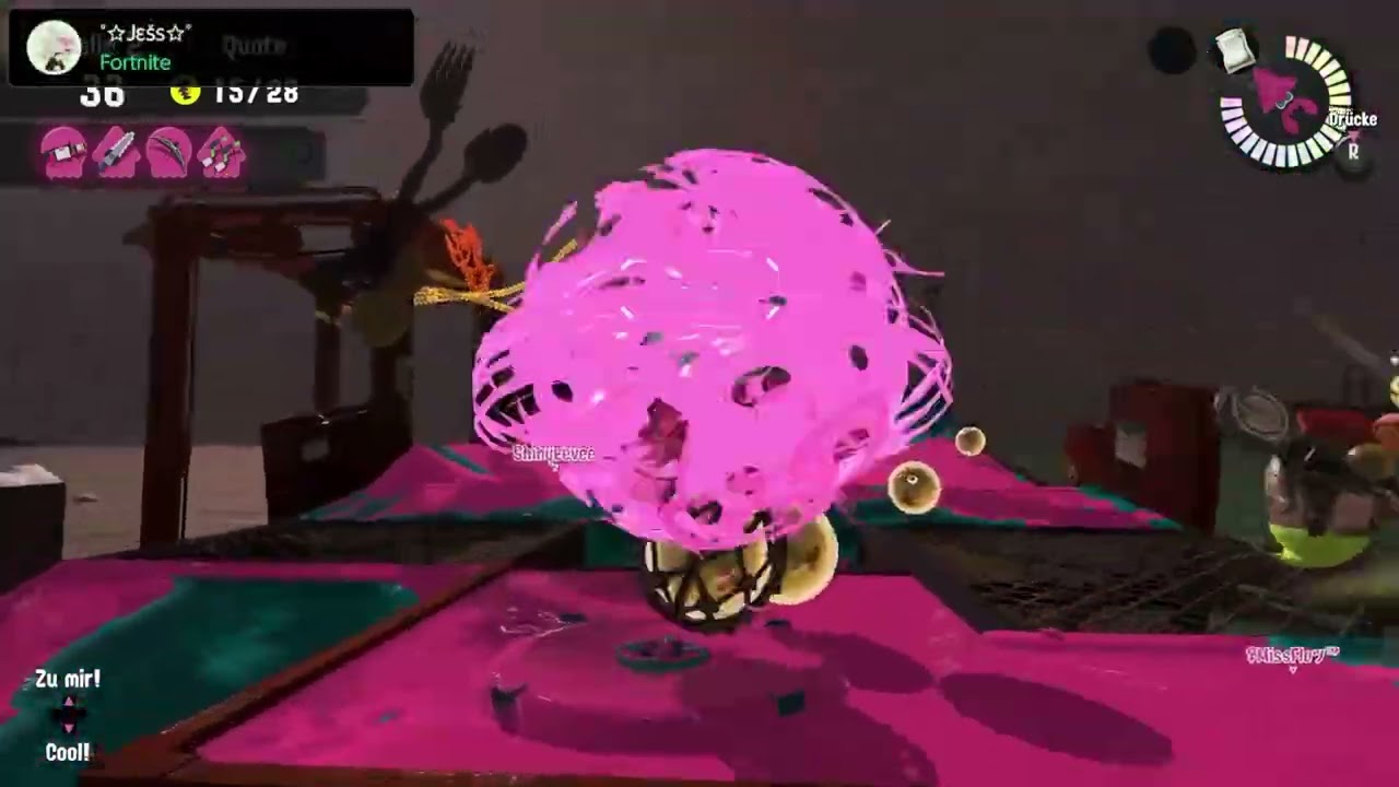 Splatoon 3, Salmon Run, Challenge, Sastrugi, 93 Golden Scales so far.