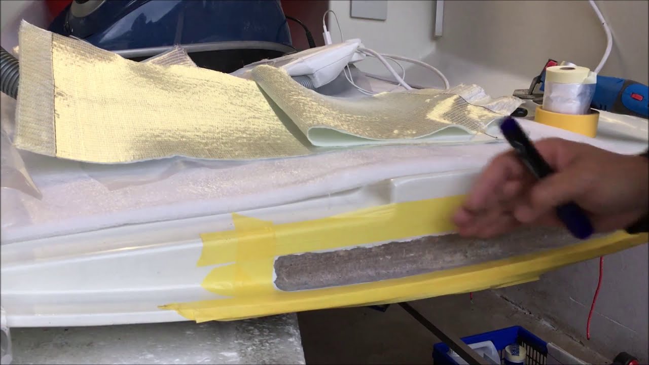 EPISODE 2.1  Hecksanierung, fixing of Stress Cracks on the boat