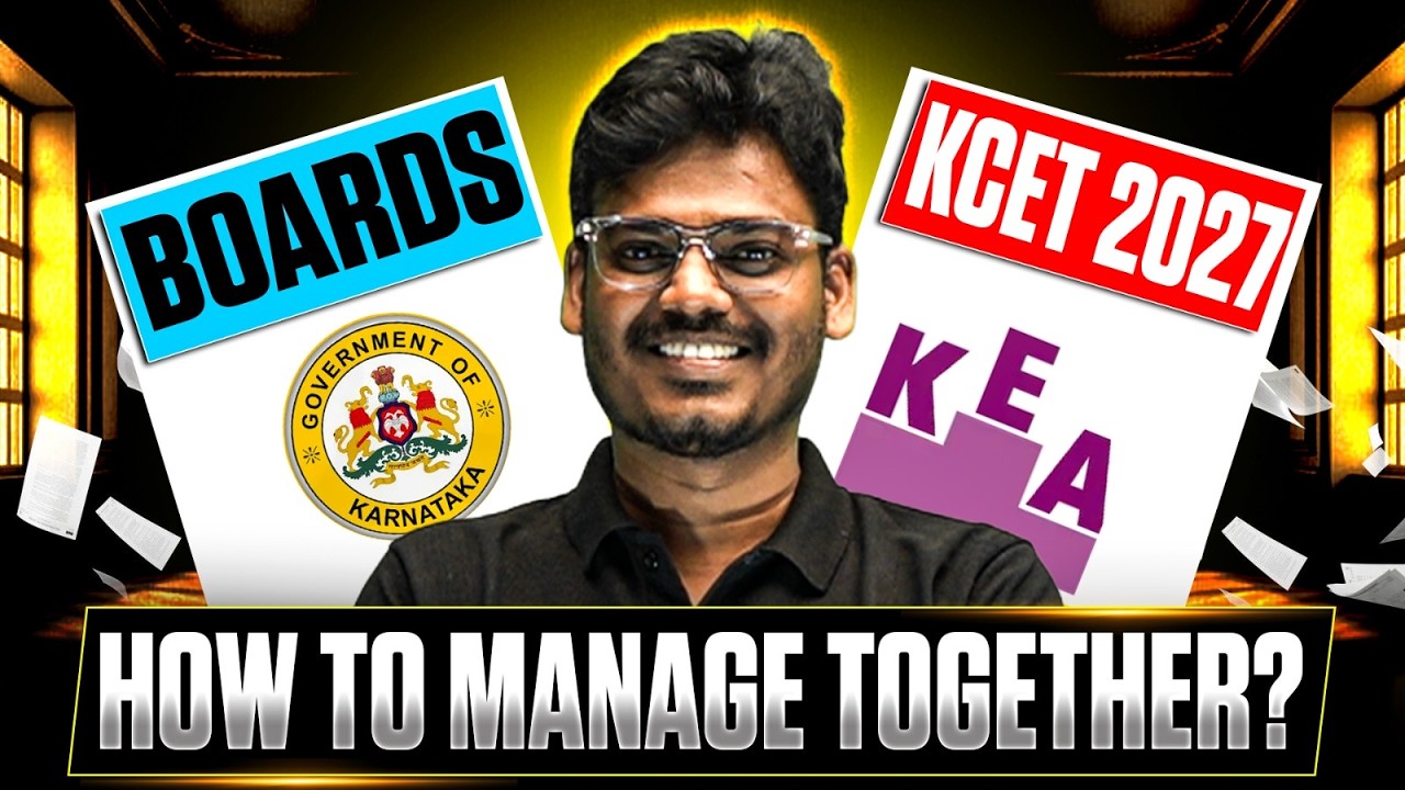How To Manage Boards + KCET 2027 Together? #kcet2027 #6yearsofpw