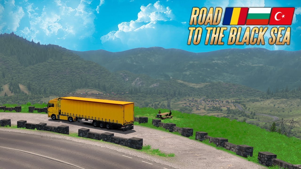 Еду в Болгарию - Road to the Black Sea DLC 1.36 - EURO TRUCK SIMULATOR 2 + РУЛЬ
