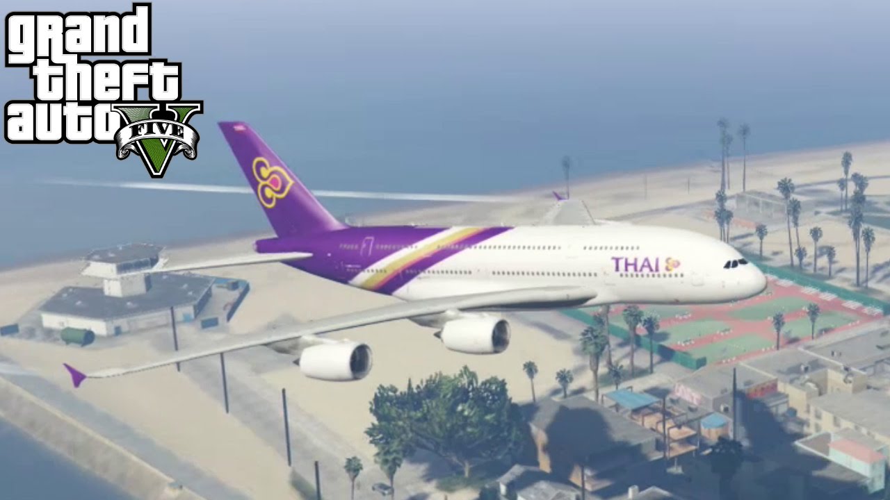 GTA 5 MODS | Airbus A380 | Un avion Gigantesco