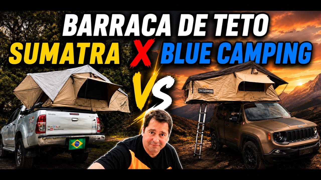 O COMPARATIVO da barraca de teto automotiva importada