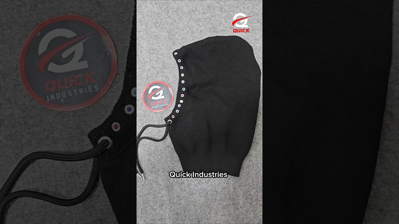 Stylish Rhinestone Knitting Mask ✨ | Quick Industries | Trending in the USA