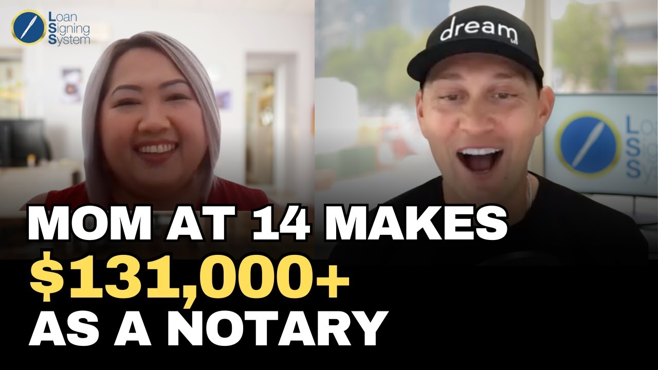 She Makes $131,000+ a Year as a Notary Signing Agent! From Mom at 14, College Dropout, to Success!