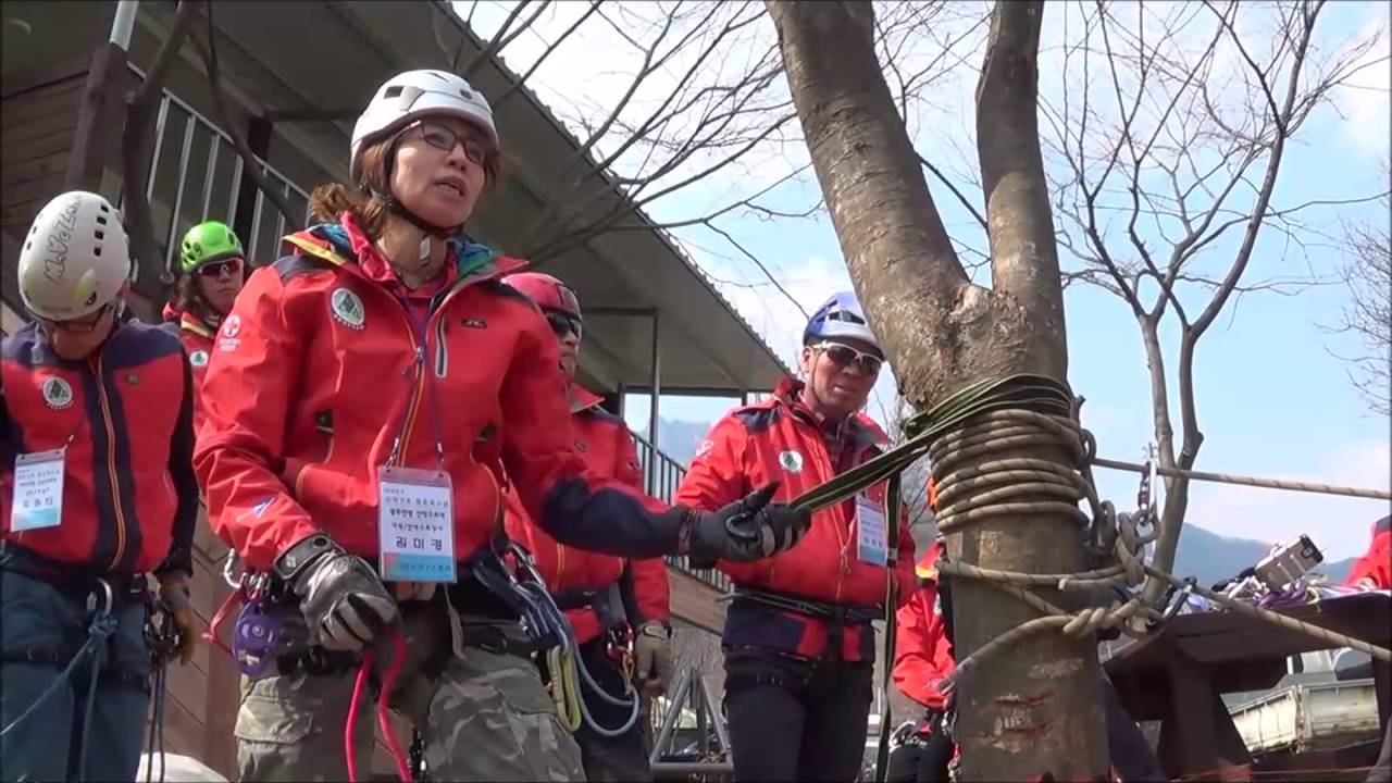 2016 산악구조 합동 워크샵 - 티롤리안브리지 1 (김미경 강사)