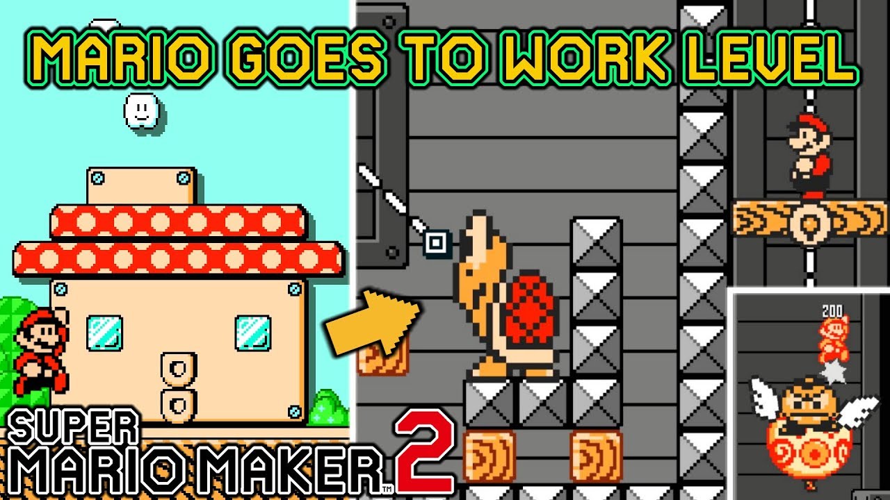 Super Mario Maker 2 - Amazing "MARIO GOES TO WORK" Level