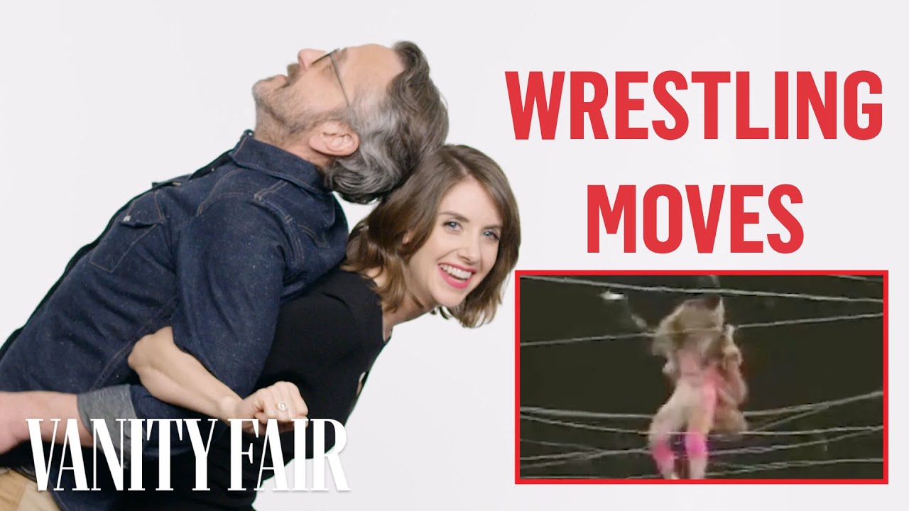 Alison Brie & GLOW Cast Review Classic Wrestling Moves | Vanity Fair