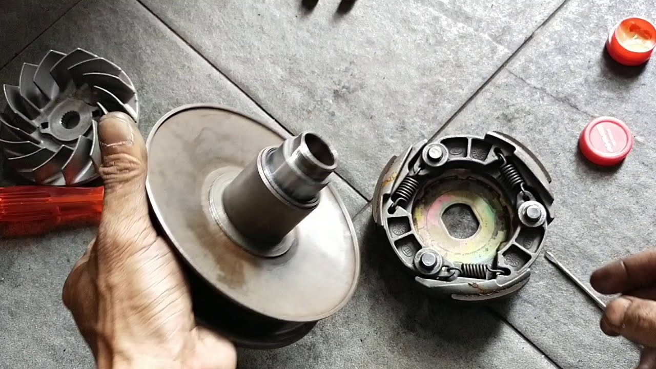 mengatasi getar di Vespa matic 3V yang tidak i-get