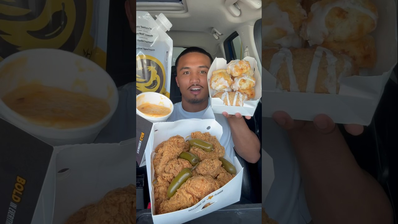 Trying CHURCH&rsquo;S CHICKEN🍗 #shorts #chicken