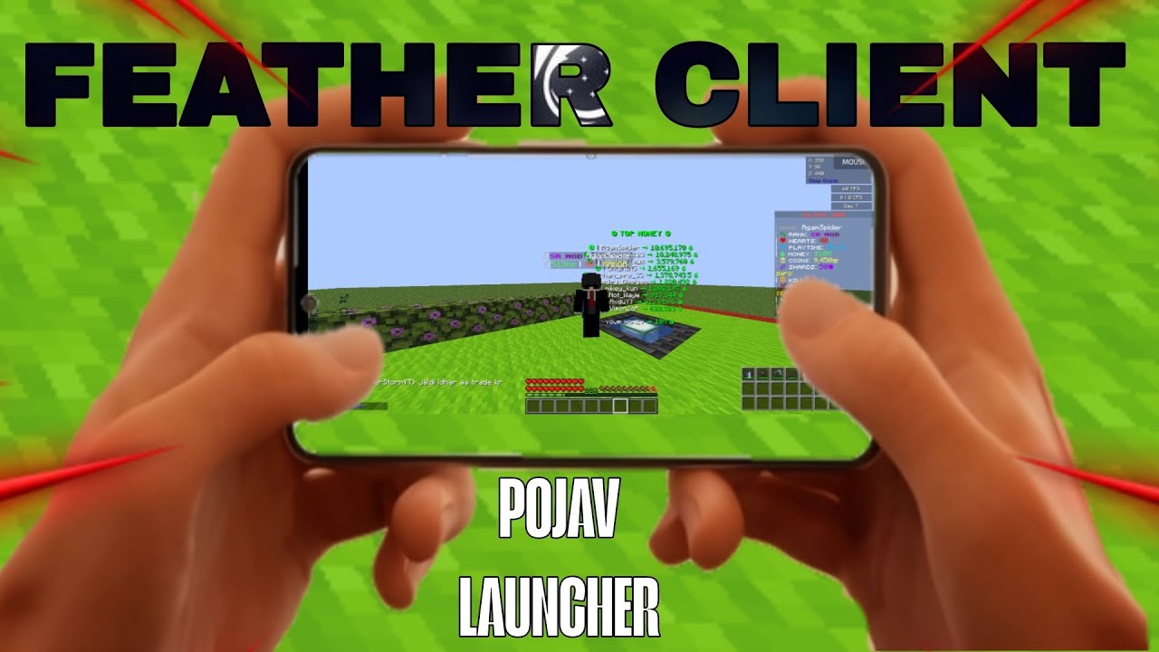 How to get feather client in Pojavlauncher || credit-PYES KING
