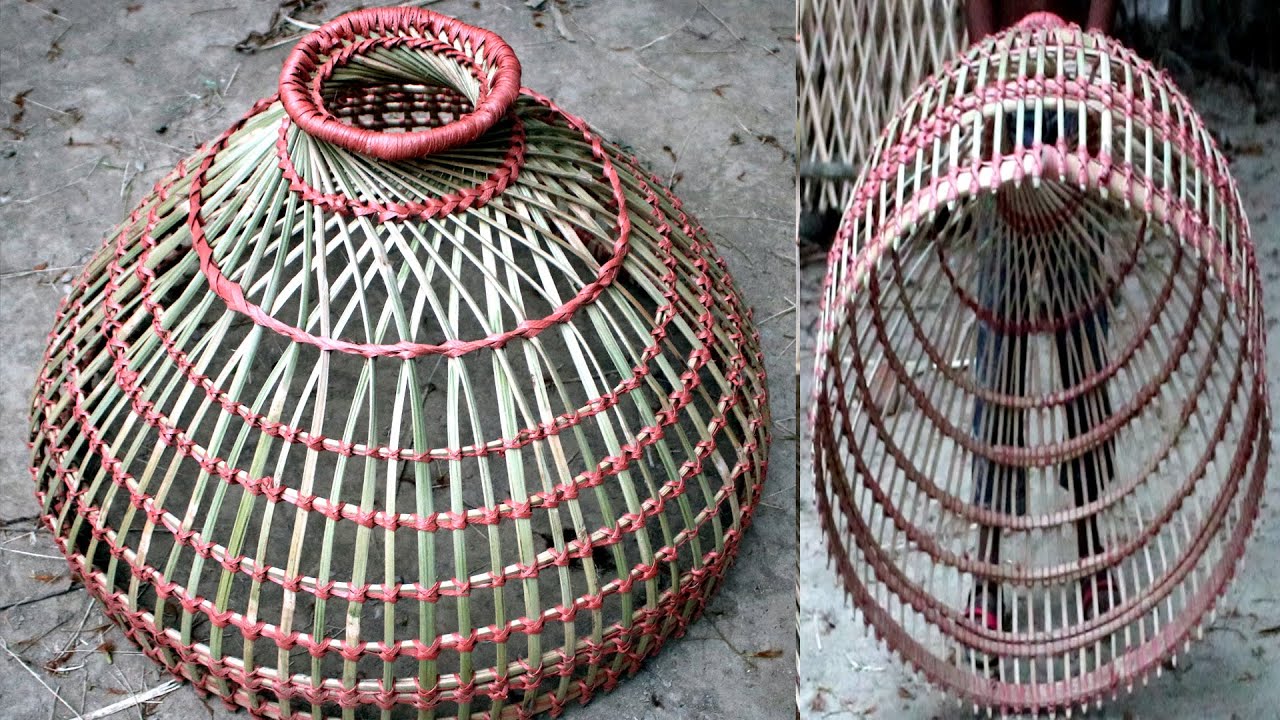 কিভাবে মাছ ধরার পলো তৈরি করা হয়!।How to make fishing trap polo