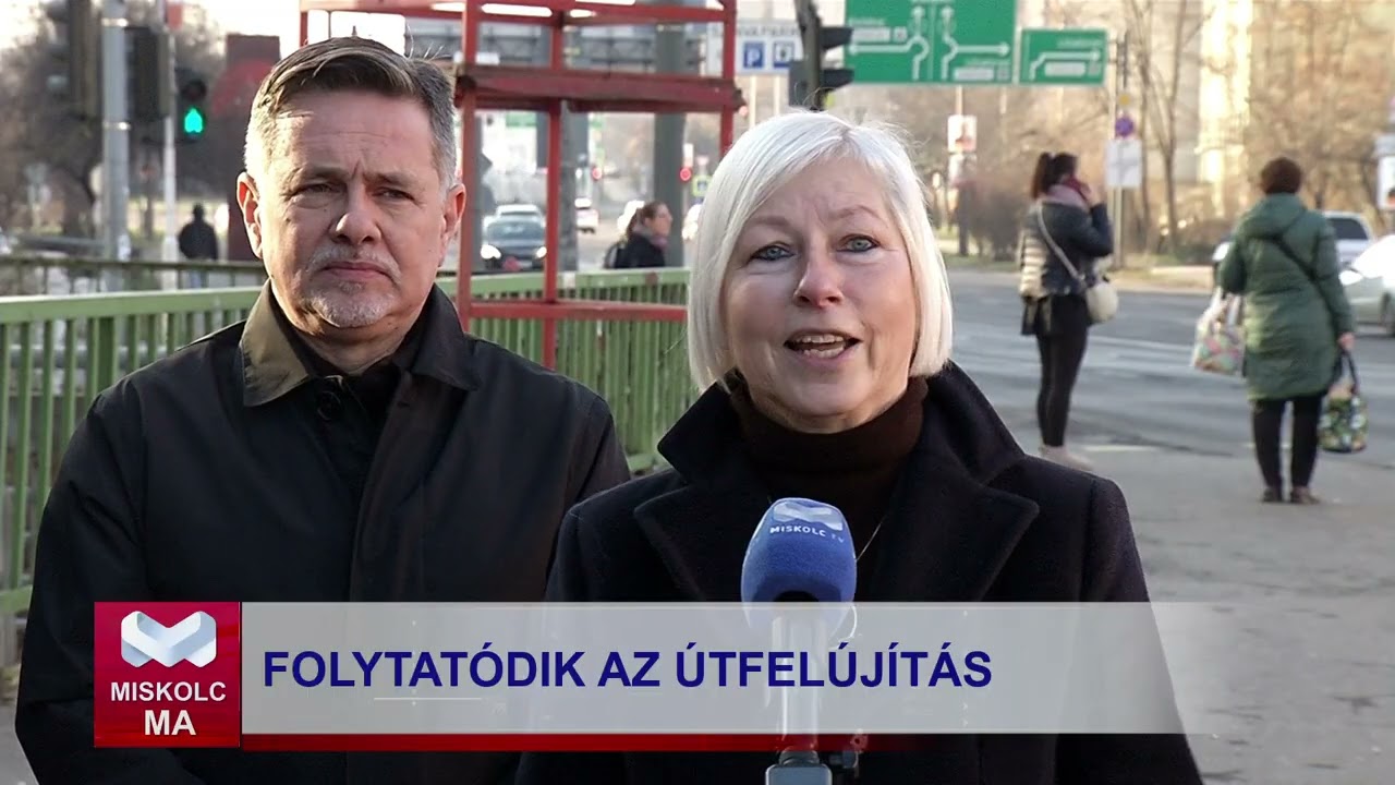 Miskolc Ma 2026. 02. 27.: Újraaszfaltozzák Miskolc fő közlekedési ütőerét