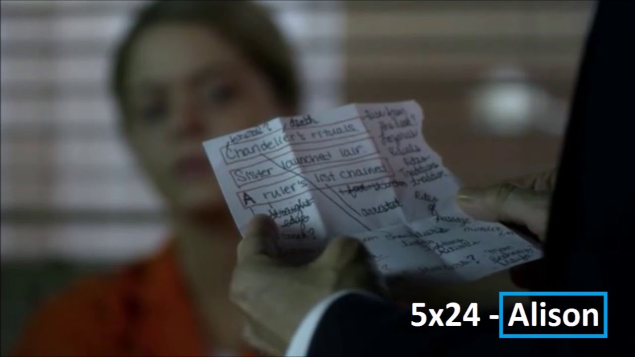 Varjak, Sara Harvey, Radley Sanitarium, Mary Drake & Mona's handwriting [PLL Clues]
