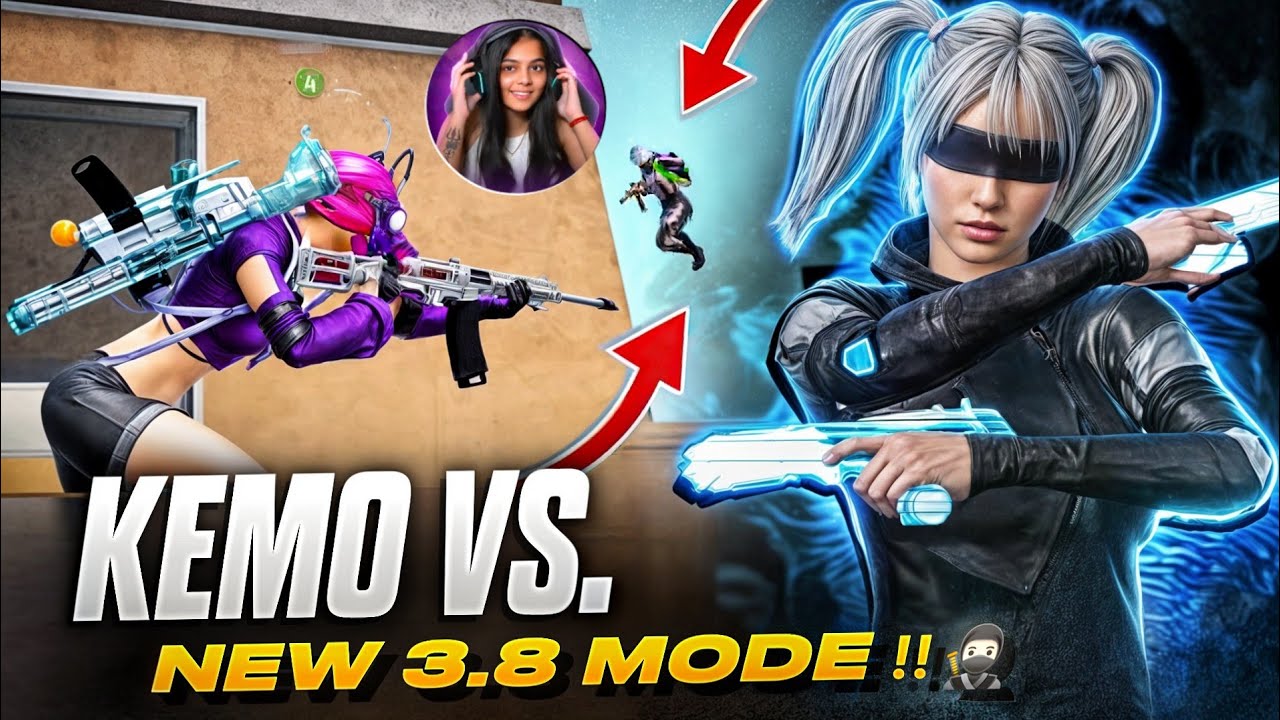 KEMO vs. GIRL STREAMER *SoulAman Called the Best?! | BGMI New 3.8 Update 🔱