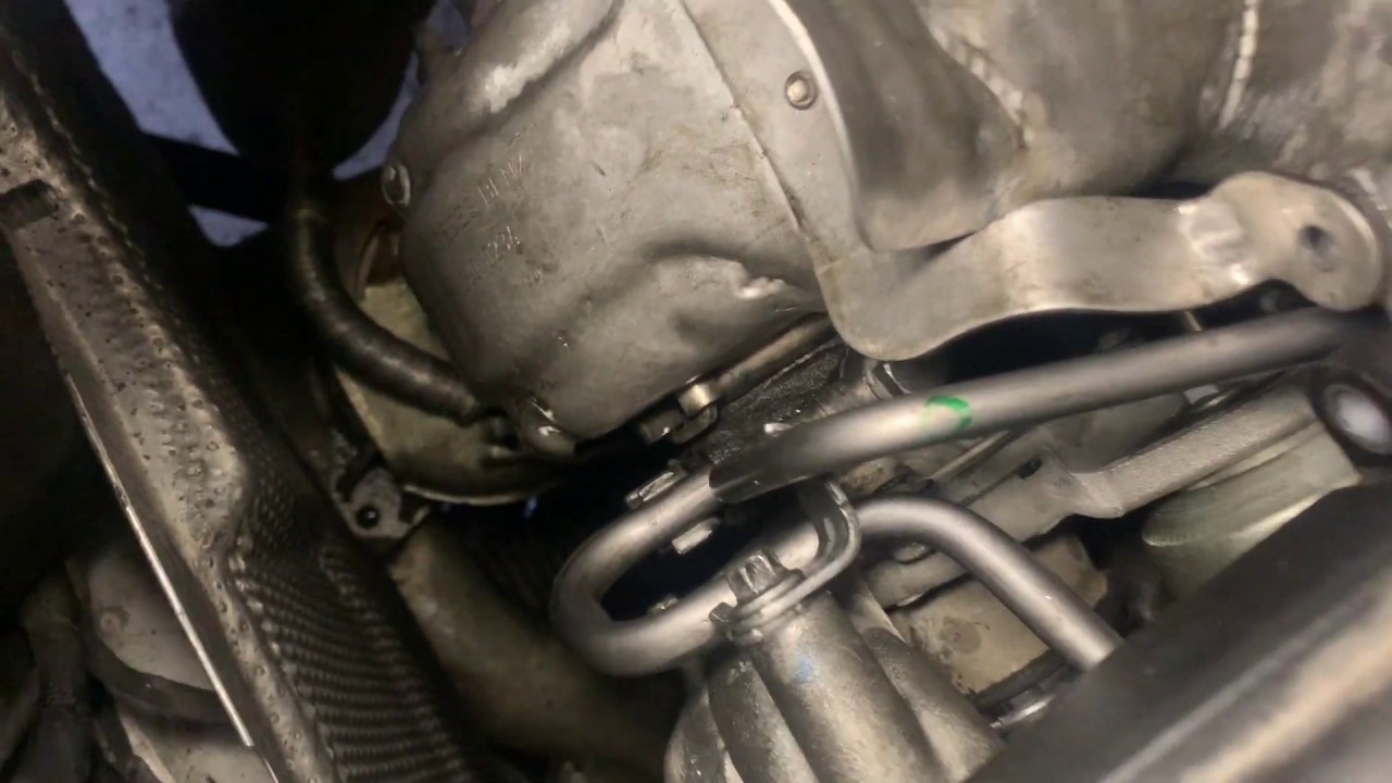 2013 Mercedes Benz C250 Turbo Oil Line Replacement