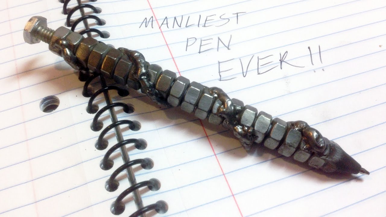 NO LATHE PEN CHALLENGE! - Metal Pen