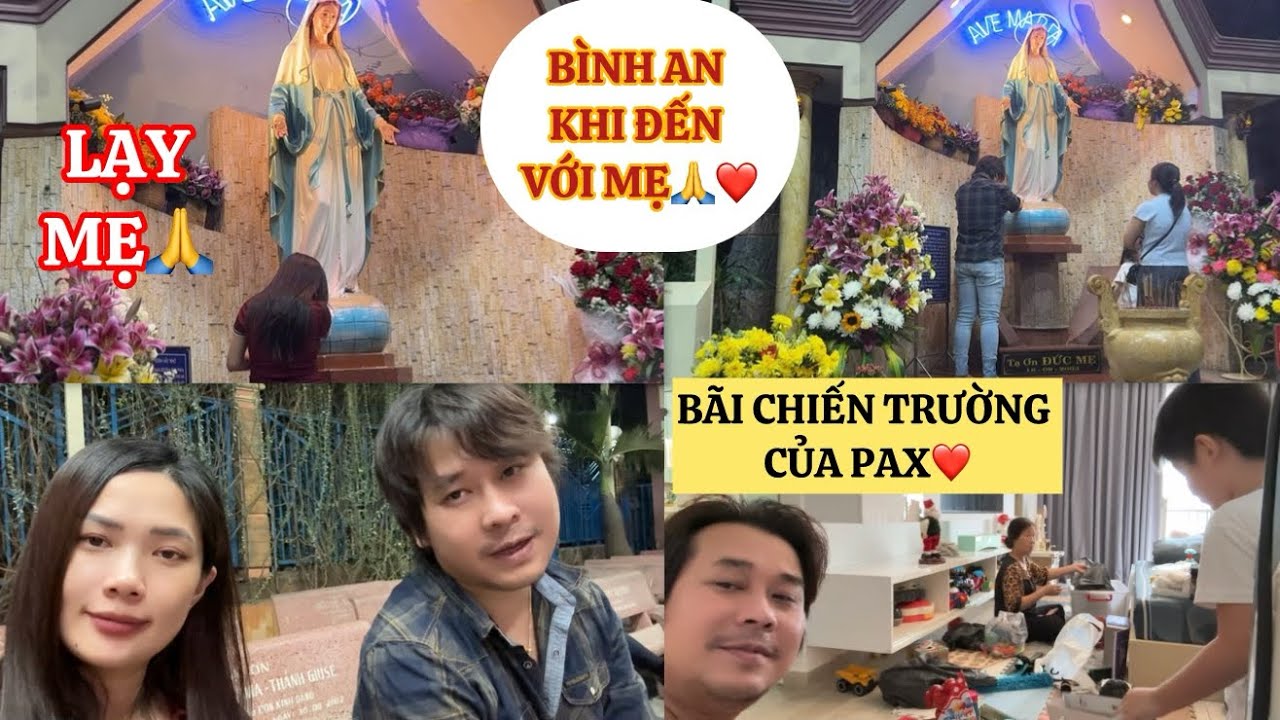 Hoàng Nhung MUỐN ĐẾN TRÃI LÒNG CÙNG MẸ !Bãi Chiến Trường Của Pax làm cho Bà Nội Bà Ngoại Mệt Mỏi😂