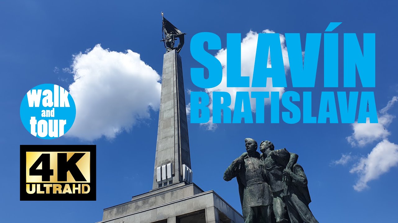 Bratislava, Slavin Virtual Walking Tour in 4K UHD (60 fps)