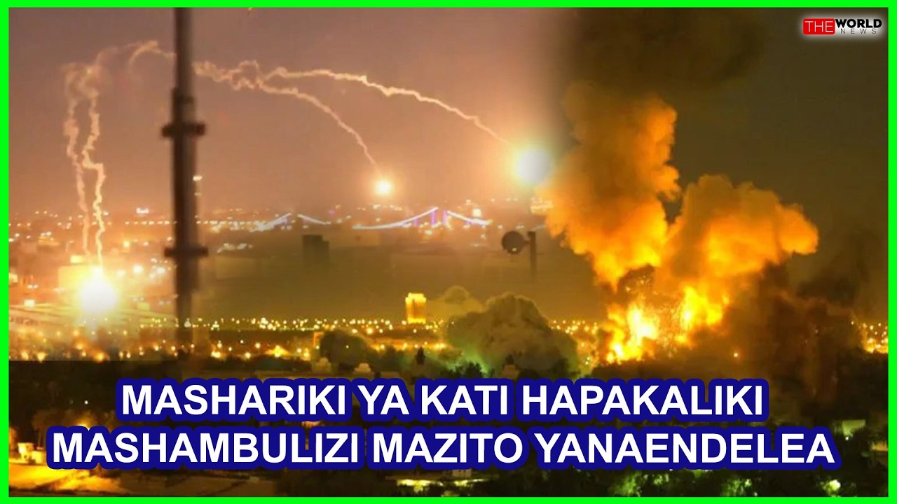IRAN YAZIDISHA MASHAMBULIZI MAZITO/HUKU WAKIONESHANA UBABE NA MAREKANI PAMOJA NA ISRAEL