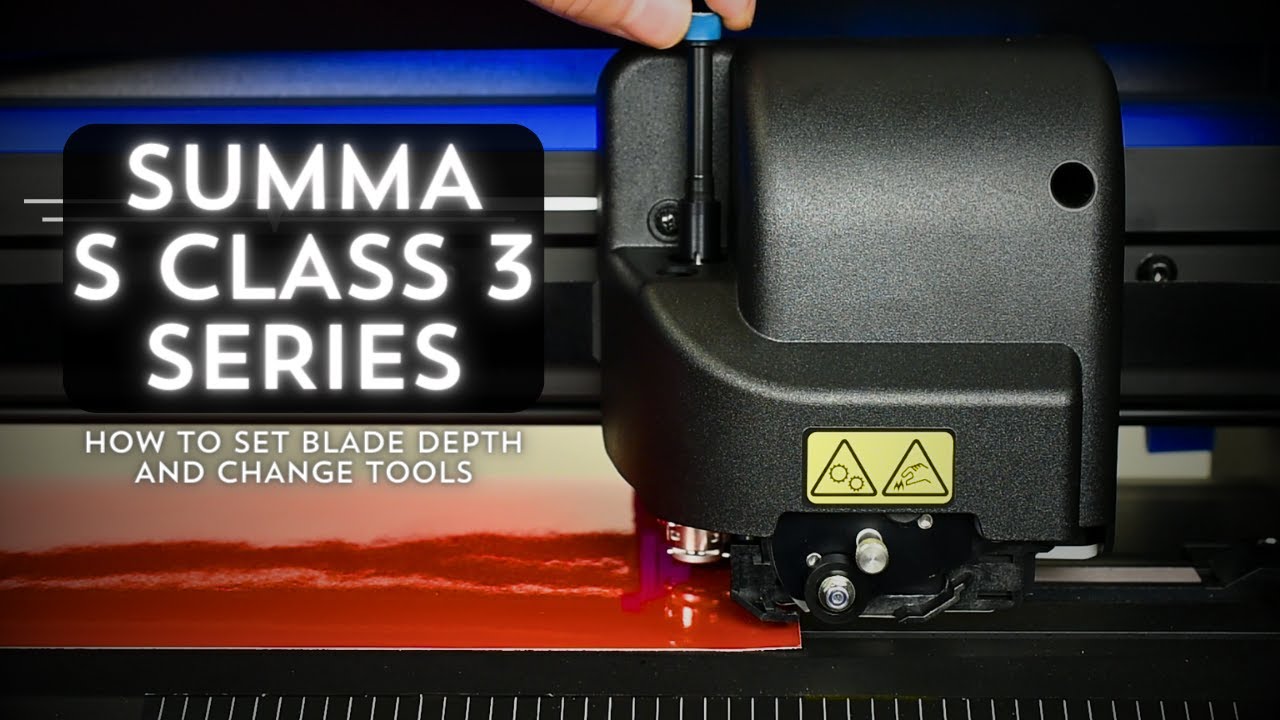 How To Set Summa S3 Blade Depth & Change Tools