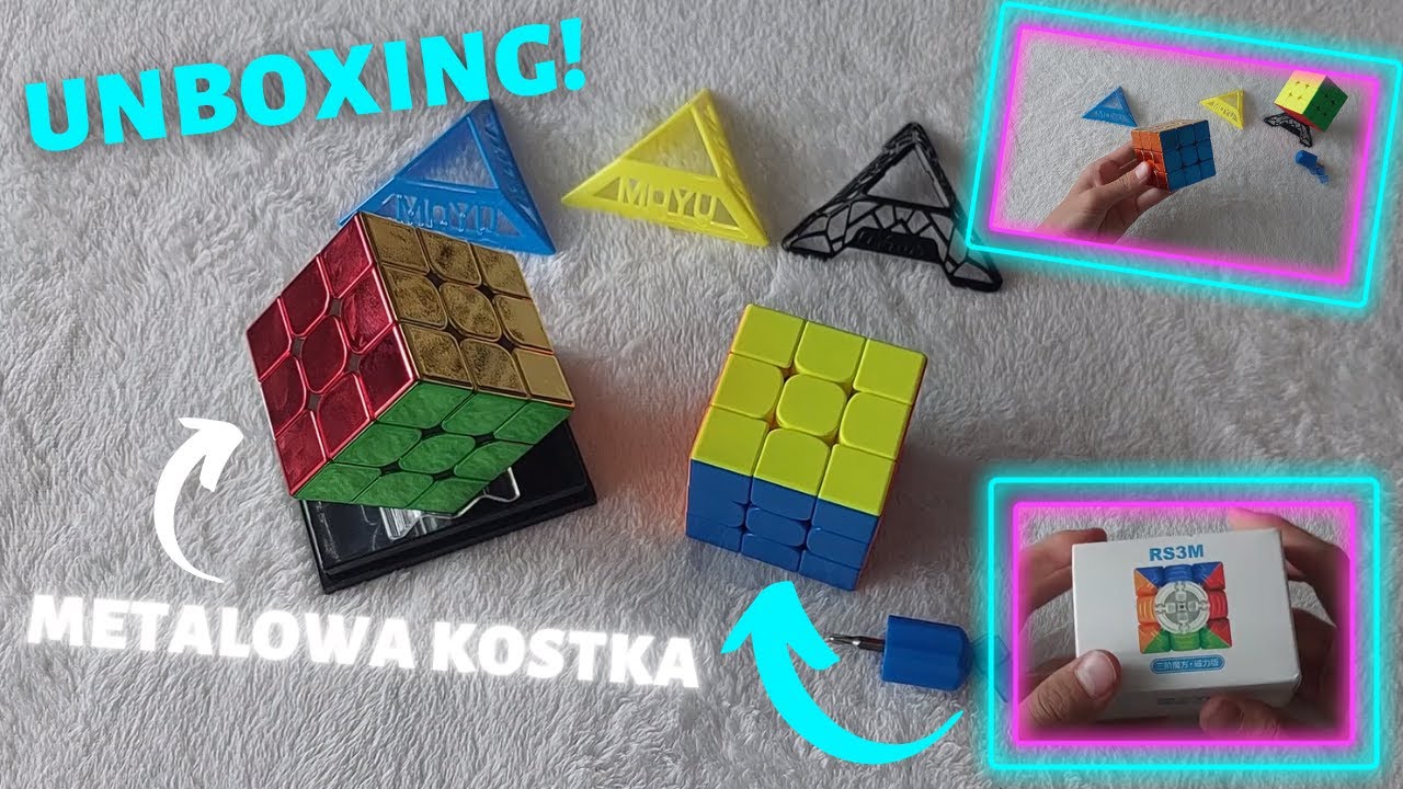 Metalowa Kostka?? + Moyu RS3M | UNBOXING KOSTEK
