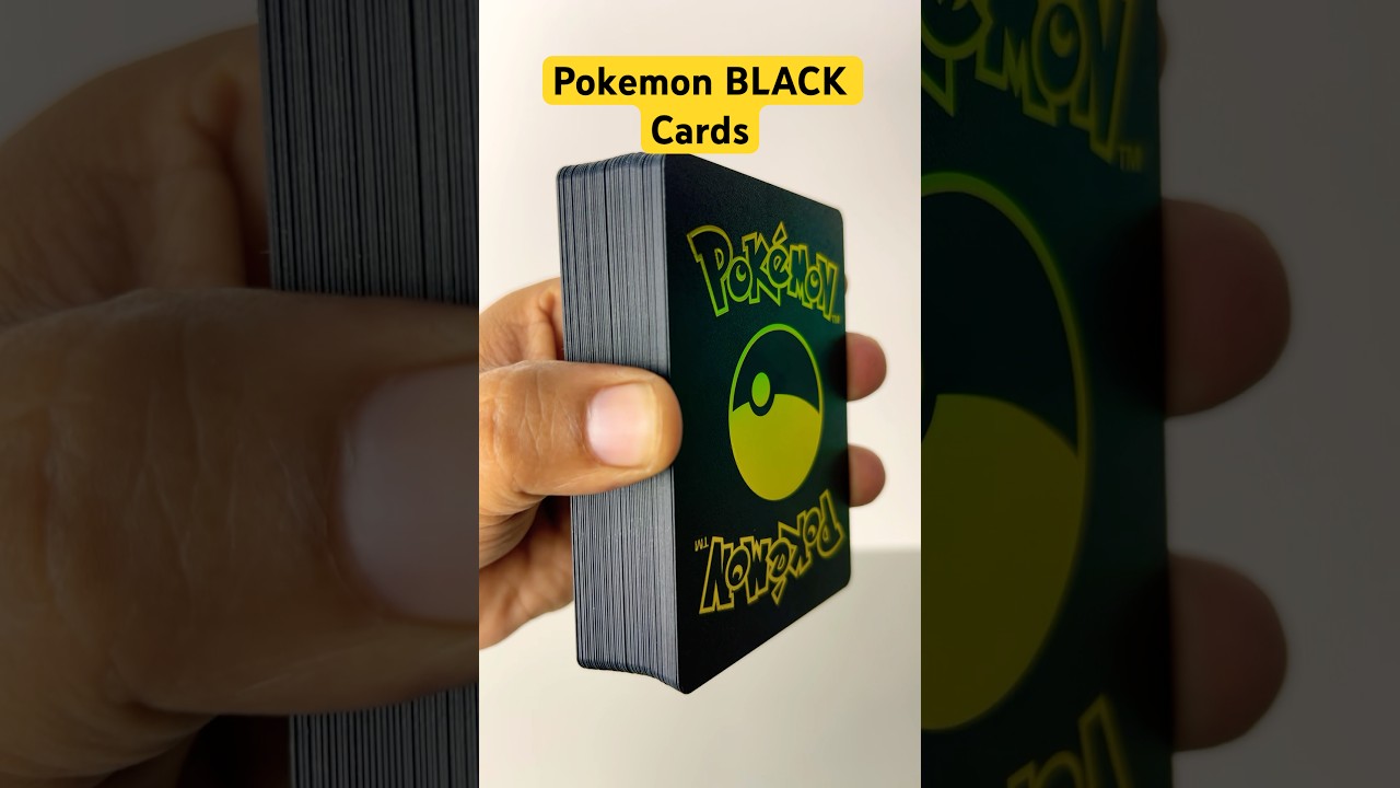 Pokemon Black Cards #shorts #short #shortvideo #shortsvideo #youtubeshorts #ytshorts #yt