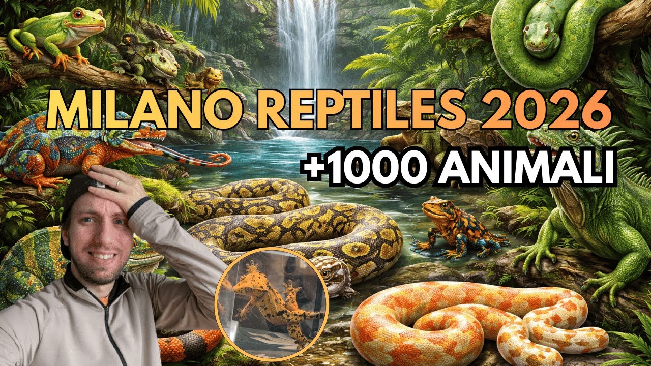 Ho visto OLTRE 1000 RETTILI in un giorno | Milano Reptiles Meeting 2026