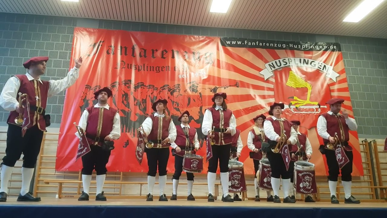 Fanfarenzug Fridingen (45Jahre Fanfarenzug Nusplingen) am 20.04.2024 Video1