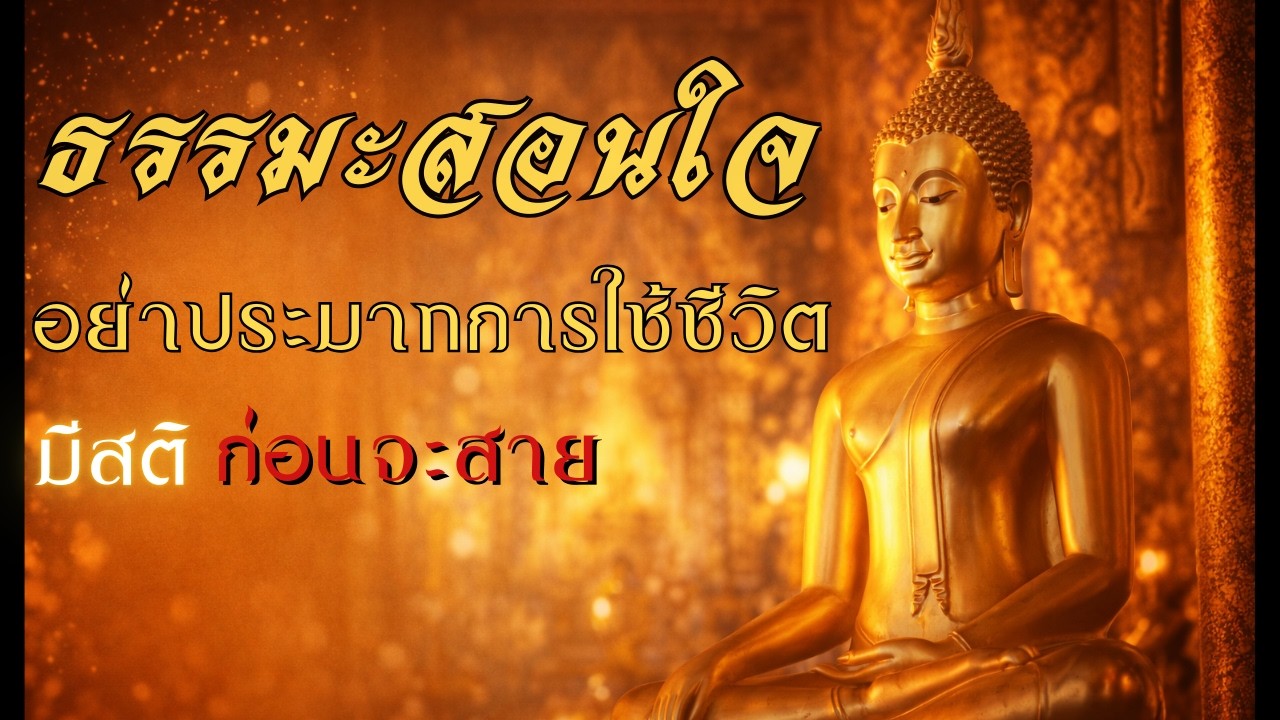 อย่าใช้ชีวิตประมาท | ลองหยุดฟังแล้วใจจะเบาลง #ธรรมะ5วิ #ฟังธรรม #คำสอน