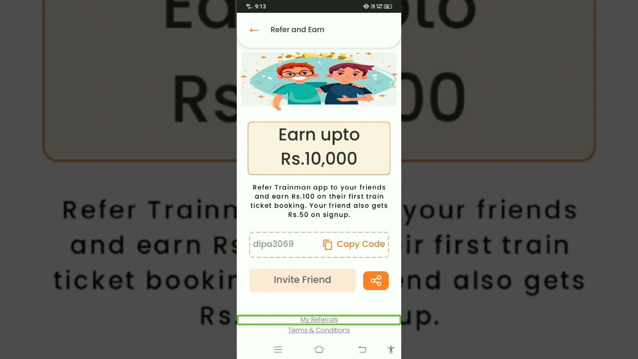 how to use Trainman application with TalkBack in Marathi