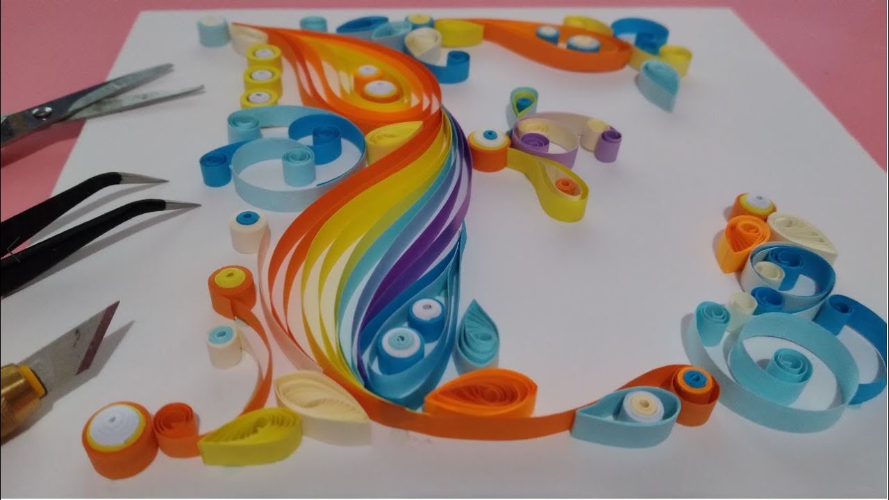 How to make Letter E - Quilling (2nd version)