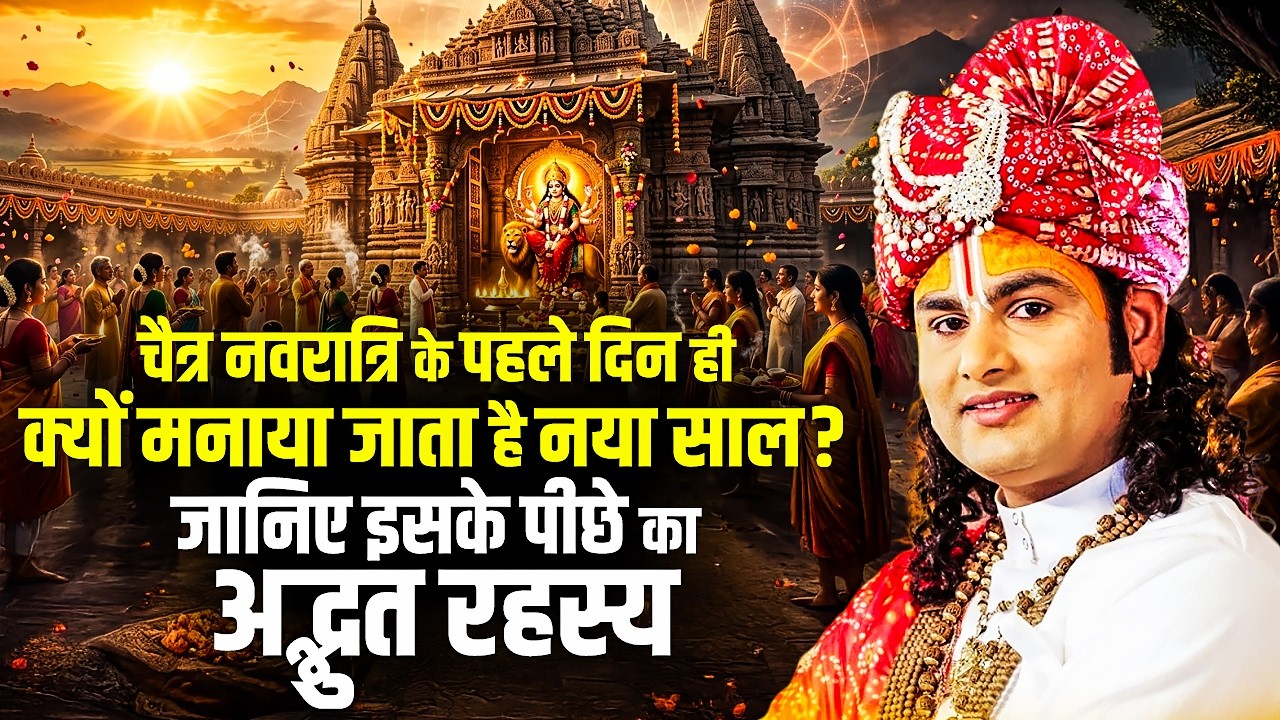 चैत्र नवरात्रि के पहले दिन ही क्यों मनाया जाता है नया साल ? अनिरुद्धाचार्य जी महाराज