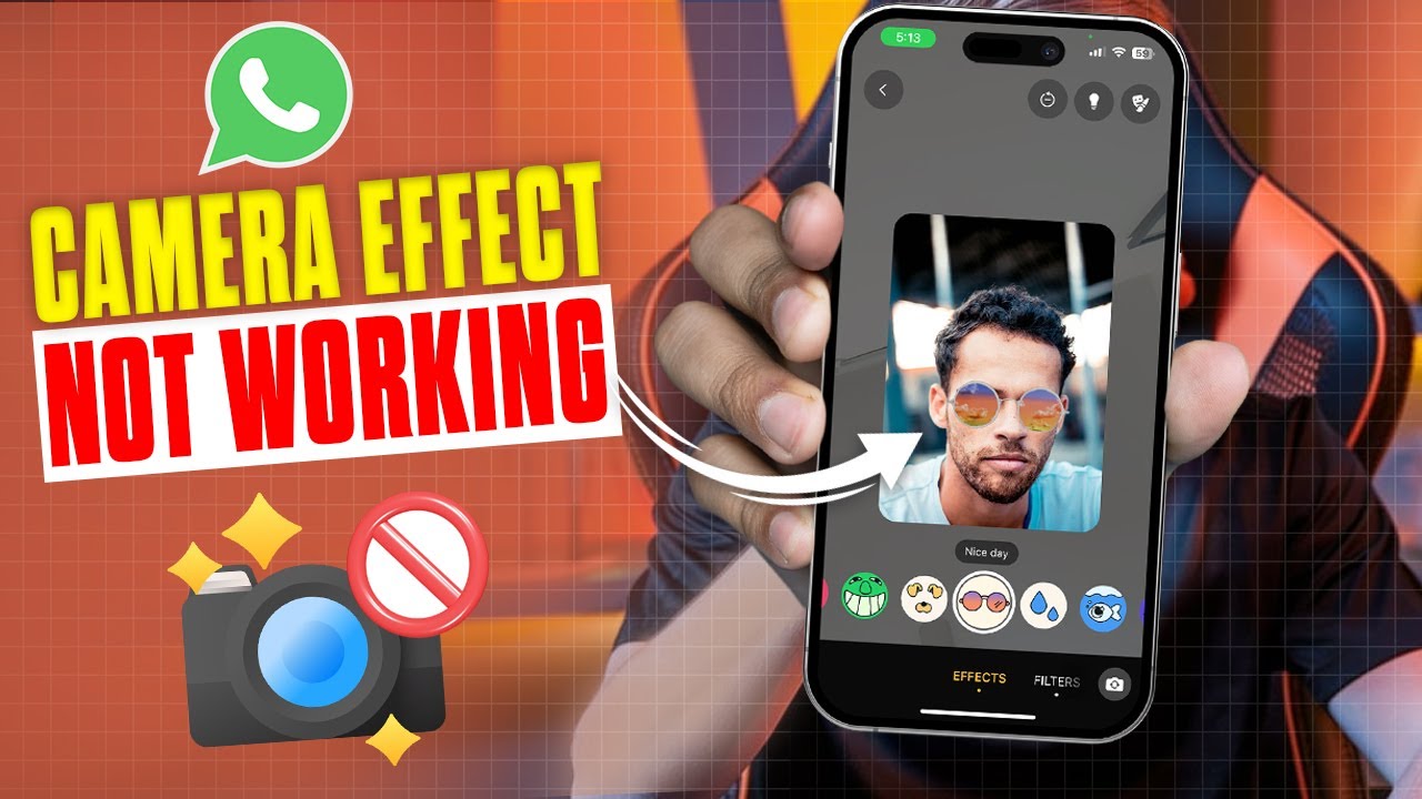 Fix WhatsApp Camera Effects Not Working on iPhone | Easy Solutions to Resolve Camera Issues
