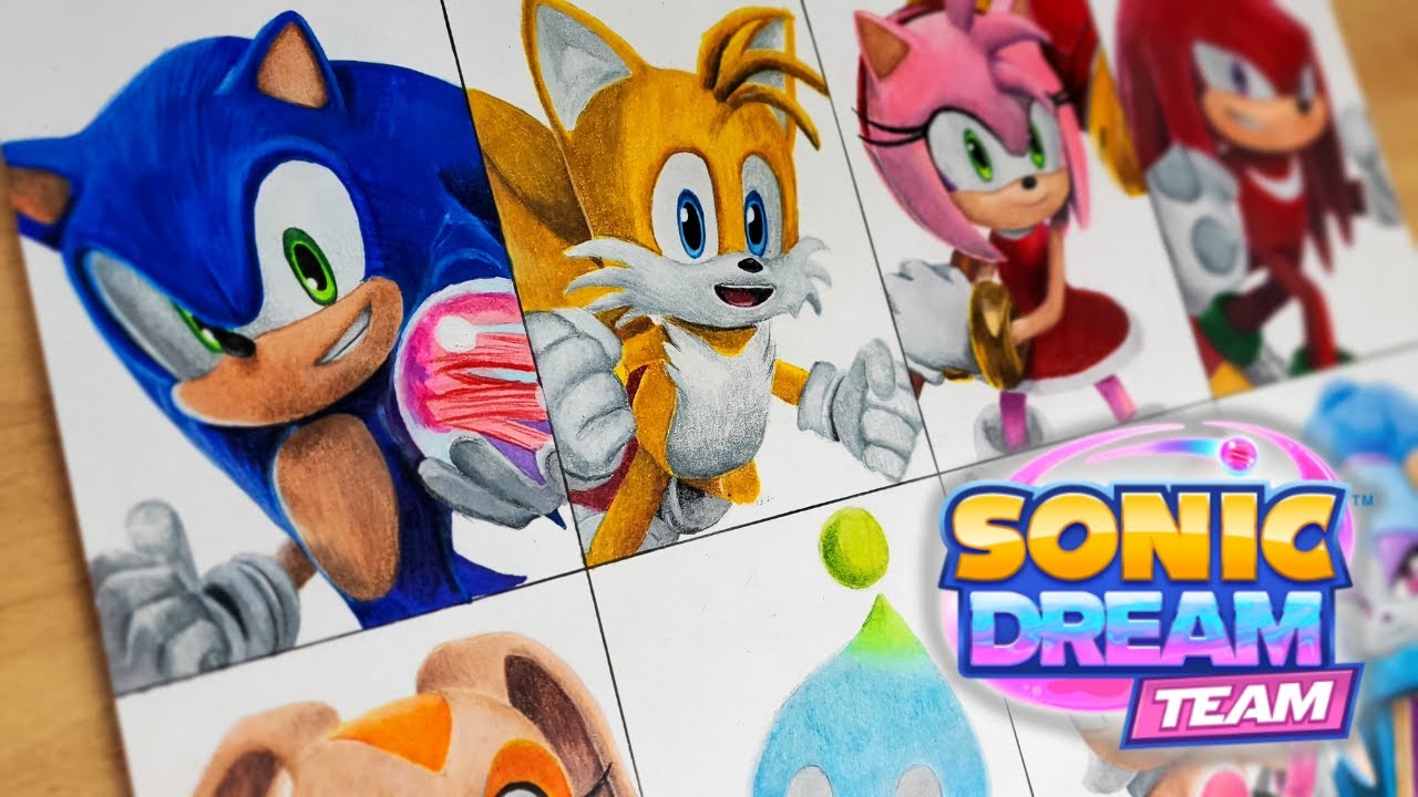 Drawing SONIC Dream Team | All Characters